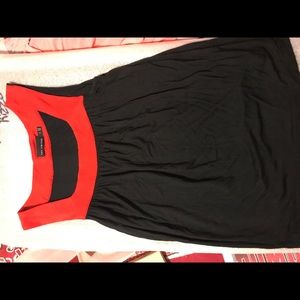 Red black top from The Limited